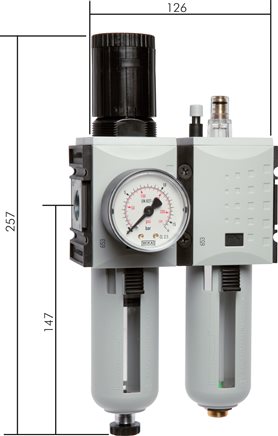 Exemplary representation: 2-part maintenance unit - Futura series 2