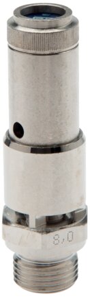 Exemplary representation: Safety valve (nickel-plated brass)